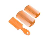 Beaupretty Dense Tooth Plastic Hair Comb 3pcs Fine Tooth Scalp Massager Combs for Children Anti-dandruff Hairdressing Styling and Lice Removal