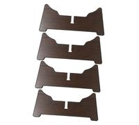 Beaupretty Detachable Tongue Drum Floor Bracket Adjustable Handpan Stand Ethereal Display Rack Rosewood Grain for Drum Professional Stability and Height Control