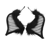 Beaupretty Devil Bat Headband Lifelike Bat Ears Hairband for Halloween Cosplay Dark Themed Costume Accessories for Parties and Stage Shows Handmade with Realistic Texture