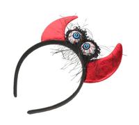Beaupretty Devil Horn Headband for Halloween Parties Eye Catching Cosplay Hair Accessory Comfortable Lightweight Design for Themed Events Costume Parties Durable Stylish Headband