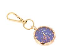 Beaupretty Digital Nurse Watch Keychain with Arabic Numerals, Hanging Backpack Key Ring for Men Women, Blue Pocket Clip-on Watch for Healthcare Emergency Use