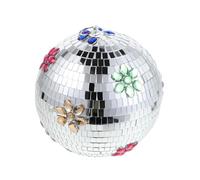 Beaupretty Disco Laser Ball Hanging Reflective Mirror Disco Ball for Stage Performances and Club Events Featuring Mini Mirror
