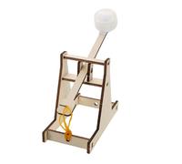 Beaupretty DIY Catapult Building Kit Wooden Stem for Boys and Educational Medieval Siege Model to Explore Projectile Motion and Mechanical Concepts
