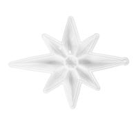 Beaupretty DIY Easy to Clean and Demould Silicone Mold Irregular Eight Pointed Star Shape White Crystal Epoxy Resin Casting Mould for Jewelry and Hangtag Making for Creative Craft Projects