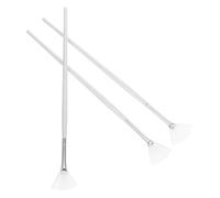 Beaupretty Diy Facial Mask Brush Fan Shape Comfortable Long Handle for Targeted Skin Care Use