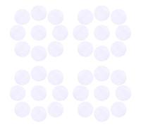 Beaupretty DIY Hair Pin Accessories Non-woven Felt Circles White for Handmade Headdress Decor Craft Supplies for Hair Clips and Stylish Accessories