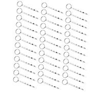 Beaupretty Diy Hairpin Accessories Set 50pcs Bezel Tray Hair Clips Hair Clip for Women Retro Hairpin for Women