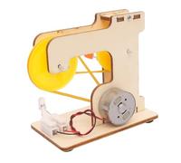 Beaupretty DIY Hand Crank Generator Model Kit Educational Science Experiment for Easy Assembly Eco Friendly Materials