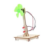 Beaupretty DIY Hand Made Wind Power Generator Science Experiment for Primary School Students Educational Stem Construction Kit Teaching Model for Energy Learning