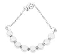 Beaupretty DIY Phone Case Chain with Silver Beaded Heart and Bear Charm Stylish Multifunctional Wrist Strap for Mobile Phone Case Decoration Plastic Material for Daily Use