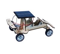 Beaupretty DIY Solar Powered Assembled Car Educational Stem Construction Kit for Hands Science Experiment Model Eco Friendly Materials Parent Interactive Play