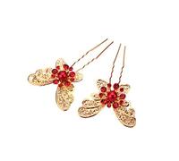 Beaupretty Diy Your Look 12pcs u Shape Hairpins Rhinestone Inlaid Hair Sticks for Women
