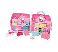 Beaupretty Doll House with Simulation Lights for DIY Villa Playhouse Educational Handcraft Kit to Enhance Manipulative Skills and Encourage Sharing Preschool Random Color