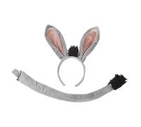 Beaupretty Donkey Costume Boys and Girls Animal Ears Headband Halloween Party Dress up Accessories for Toddlers Farm Theme Performance Prop