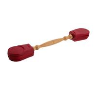 Beaupretty Double-headed Wooden Castanet Clappers for Kids, Rhythm Practice Percussion Instrument, Handheld Musical Toy Suitable for Children’s Beginner Music Education, Imitation Rosewood