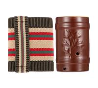 Beaupretty Double Layer Moxibustion Cup Ceramic Heat Therapy Tool for Deep Tissue Relief for Abdomen and Shoulder Massage for and Sub-Healthy Individuals Random Style