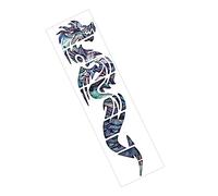 Beaupretty Dragon Pattern Easy to Use Self-adhesive Guitar Fretboard Inlay Sticker Plastic Blue Guitar Sticker Decors Decal for Musical Instrument