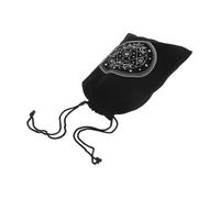 Beaupretty Drawstring Tarot Card Bag Soft Flannelette Pouch for Tarot Cards and Jewelry Storage for Travel and Daily Use