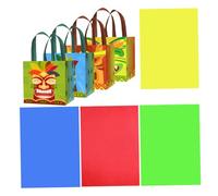 Beaupretty Durable Non Woven Tote Bags with Sturdy Handles for Tropical Summer Events for Candy Snacks and Craft Supplies