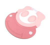 Beaupretty Ear Protection Hat for Toddlers Pink Shower Visor Hat for Bath Boy Girl Bathing Caps to Prevent Shampoo from Eyes and Ears
