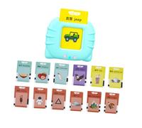 Beaupretty Early Education Machine with Electronic Games Educational for Standard Pronunciation Learning Flashcards Cognitive Skill Development Lightweight Portable Design