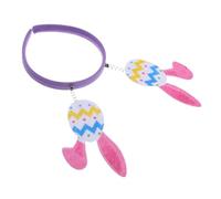 Beaupretty Easter Headband Boppers Bunny Ears Rabbit Hairbands for Boys and Girls for Easter Egg Hunting and Cosplay Party Dress up Made of Soft Velour Material