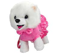 Beaupretty Educational Electric Puppy for Interactive Musical Plush Pet with Lights Safe Smooth Surface Intellectually Developed Playing Gift