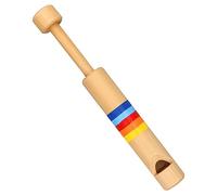 Beaupretty Educational Wooden Slide Whistle Flute for Push Pull Voice Change Musical Instrument Safe Smooth Wooden Material Early Learning for Classroom and Home Fun