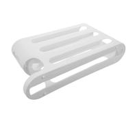 Beaupretty Egg Storage Holder, 4 Tier Plastic White Fridge Egg Organizer for Refrigerator, Space Saving Visibility, Daily Household Use