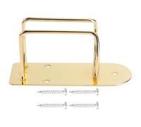 Beaupretty Electric Clipper Holder Wall Mount, Stainless Steel Hair Trimmer and Beard Holder for Barber Station, Sturdy Gold Hair Clipper Storage Rack for Salon and Home Use