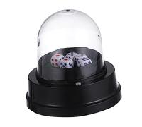 Beaupretty Electric Dice Cup Automatic Shaking Party Game Tool with Dice Smooth Material No Battery Required Travel Friendly Entertainment Accessory