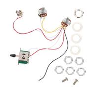 Beaupretty Electric Guitar Wiring Harness Circuit Board Replacement Part with Low Noise Guitar Circuit Filament Plate Material Simple Installation and Fine Workmanship