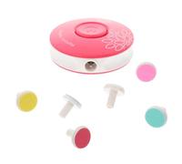 Beaupretty Electric Nail Trimmer for Adults and Boy Girl Silent Abs Manicure and Pedicure Polisher Lightweight Safe Nail File with Grinding Heads Comfortable Easy Operation in Rose Red
