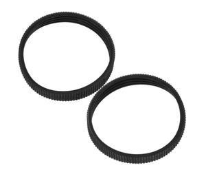 Beaupretty Electric Planer Drive Belt with 4 Peak Teeth Rubber Material Replacement 2pcs Stable Power Transmission and 2.4mm Pitch for Handheld Woodworking Planer for DIY Enthusiasts