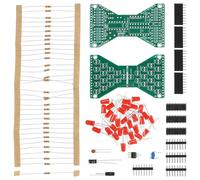 Beaupretty Electronic Hourglass Soldering Practice Training Kit DIY Soldering Accessories Set for Teaching Electronics Learning and Hobby Projects - Red