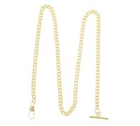 Beaupretty Electroplated Metal Pocket Watch Buckle Chain with Tuck Lock Clasp Resistant Clothes Hanging Chain for Jeans Handbag Coat Decoration