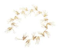 Beaupretty Elegant Bridal Goddess Headpiece Wedding Hair Vine Crystal Leaves for Bride
