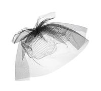 Beaupretty Elegant Bridal Veil Black Gothic Wedding Hair Accessory Lightweight Durable Korean Style Ornament for Bride Hair Decorations