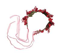 Beaupretty Elegant Christmas Headwear Women's Berry Wreath Headband for Wedding and Party