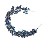 Beaupretty Elegant Handmade Bridal Headband with Crystal Mesh Design Braided Wedding Hair Accessory for Women Versatile Headpiece for Brides and Formal Events