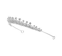 Beaupretty Elegant Rhinestone Bridal Crown Versatile for Weddings Birthdays Parties Comfortable Fit Stunning European Design Hair Accessory for Women Girls