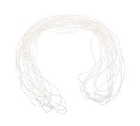 Beaupretty Elegant Round Pearl Headwear Women's Hair Decorations Diy Beaded Headpiece Fashionable Pearl String Chain for Events Weddings Birthdays Christmas Tree Decor