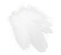 Beaupretty Elegant Swan Angel Wings Hair Clip Women Wedding Sparkly Plume Accessory Ballet Headpiece for Fairy Costumes