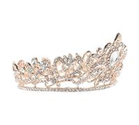 Beaupretty Elegant Wedding Headdress Crown for Bride with Vintage Alloy Material and Delicate Design, Keepsake for Birthday or Anniversary Accessories