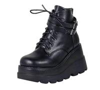 Beaupretty Elegant Women Thick Sole Boots Non-slip Comfortable Round Toe Fashion Winter Boot