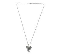 Beaupretty Elephant Pendant Necklace Aromatherapy Jewelry Volcanic Stone Essential Oil Diffuser Choker for Women Ethnic Style Perfume Locket Refill Pads
