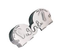 Beaupretty Elephant Shape Tooth and Curl Keepsake Box Zinc Alloy Collection Case for Newborn Precious Memory Storage with Smooth Safe Surface