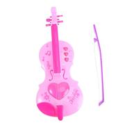 Beaupretty Emulation Music Violin with Smooth Surface for Early Education Creative Mini Instrument Plaything to Cultivate Rhythm and Auditory Skills Safe and Fun Gift Random Color