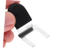 Beaupretty Ergonomic Rubber Clarinet Thumb Rest Pad Slip Finger Sleeve for Instruments Pressure Relief Finger Pad Replacement Lightweight Black Accessory for Musicians