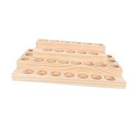 Beaupretty Essential Oil Display Rack Wooden Essential Oil Storage Box for Bottles Aromatherapy Organizer Collectors